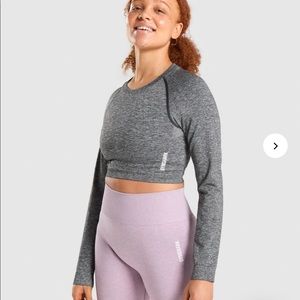 Gymshark Long Sleeve Crop Top